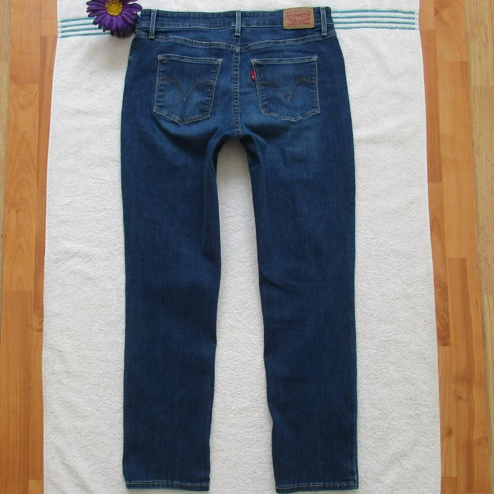 LEVI'S Jeans Size 14 Mid Rise Skinny Denim - Picture 6 of 11